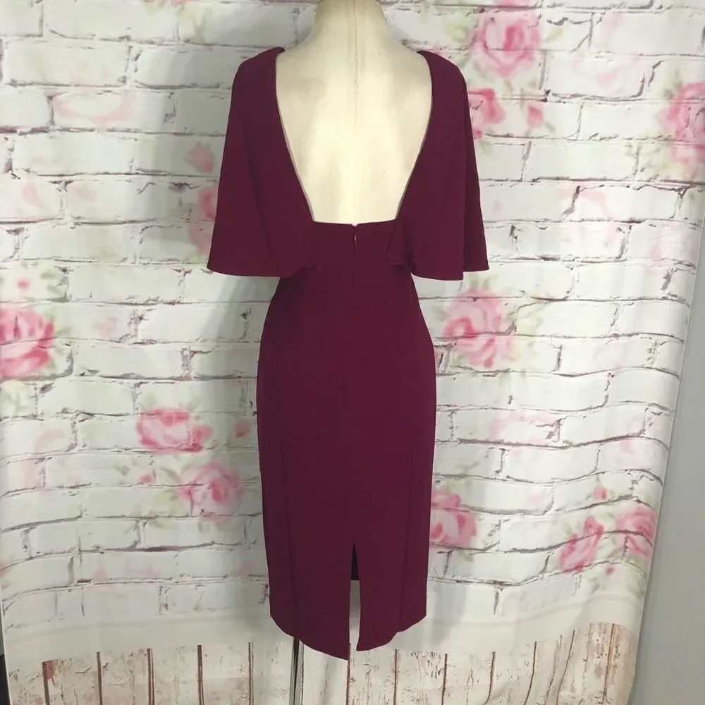 Dress the population Louisa butterfly sleeve dress